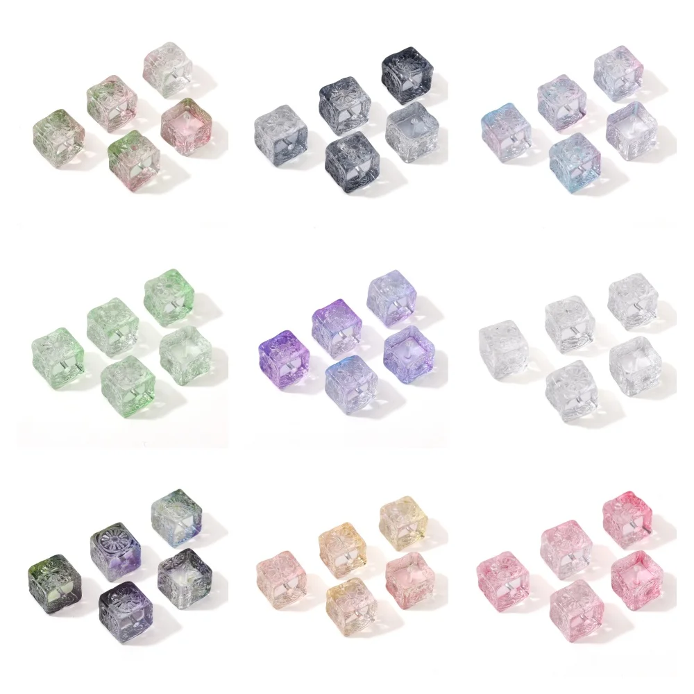 30pcs 11mm Crystal Glass Beads Small Cube Square Loose Beads For Bracelet DIY Jewelry Making Materials Accessories Wholesale
30pcs 11mm Crystal Glass Beads Small Cube Square Loose Beads For Bracelet DIY Jewelry Making Materials Accessories Wholesale
