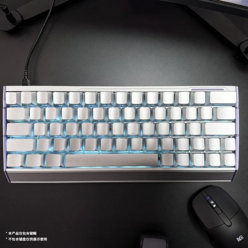 Silver Metal Keycaps Set Customized Side Engraved Translucent Cherry Profile Keyboard Cap for Mechanical Keyboard Accessories
Silver Metal Keycaps Set Customized Side Engraved Translucent Cherry Profile Keyboard Cap for Mechanical Keyboard Accessories