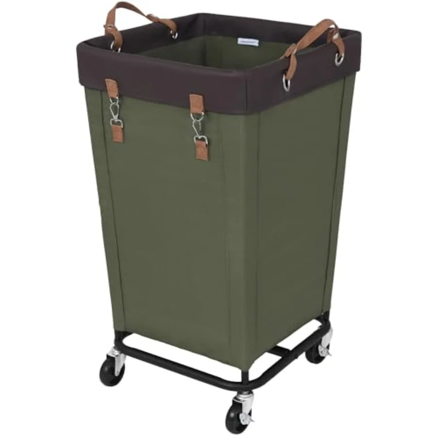 Laundry Basket with Wheels, Large Rolling Hampers for Clothing Organizer, Dirty Clothes Basket for Hotel, Home, Closet, Dorm
Laundry Basket with Wheels, Large Rolling Hampers for Clothing Organizer, Dirty Clothes Basket for Hotel, Home, Closet, Dorm