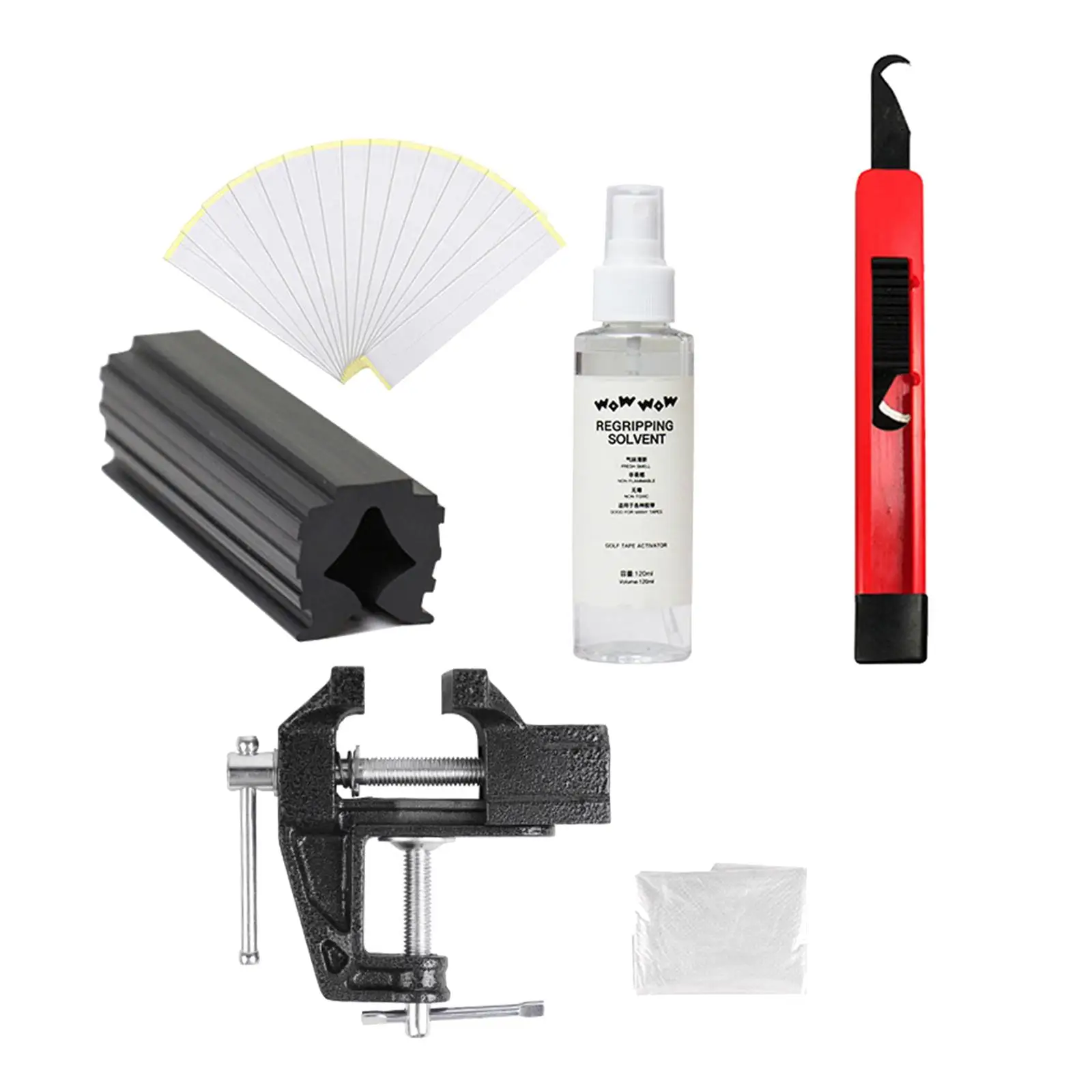 Golf Club Grip Kit 5 Tape Strips Solvent Professional Quality Remover 120ml Solvent Tool Set Tools Repair Shafts Caring Hook
Golf Club Grip Kit 5 Tape Strips Solvent Professional Quality Remover 120ml Solvent Tool Set Tools Repair Shafts Caring Hook
