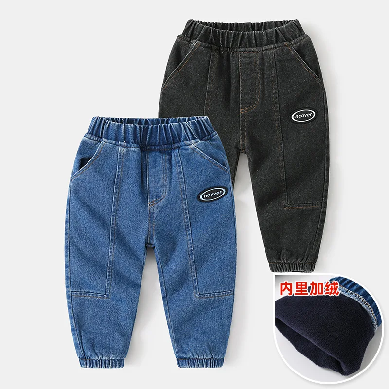 Boys' fleece jeans, new Korean-style casual long pants for autumn and winter, fashionable baby skinny pants, children's clothing
Boys' fleece jeans, new Korean-style casual long pants for autumn and winter, fashionable baby skinny pants, children's clothing