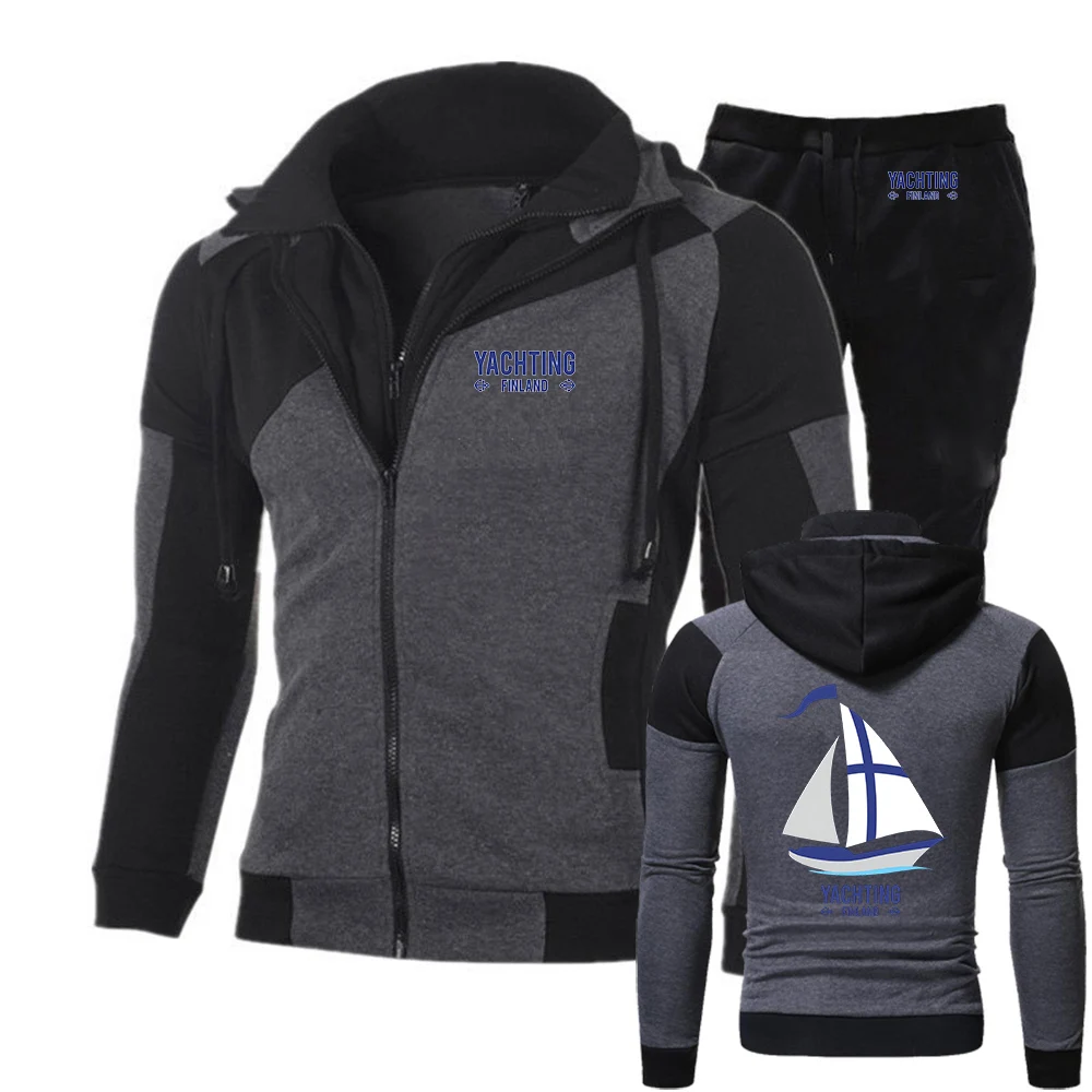 Finland Yachting Graphic Men's Tracksuit Zip-up Jacket Sweatpants Fall Winter Daily Casual Sporty Sweatshirt Outfit hoodies
Finland Yachting Graphic Men's Tracksuit Zip-up Jacket Sweatpants Fall Winter Daily Casual Sporty Sweatshirt Outfit hoodies