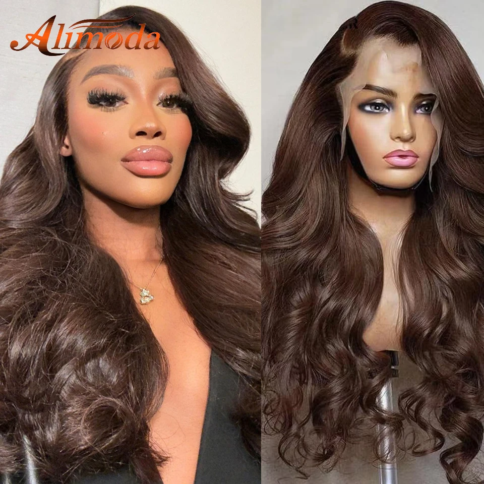 HD Chocolate Brown 13x4 Body Wave Lace Front Wig Brazilian Brown 360 Full Transparent Lace Frontal Wigs For Women Human Hair
HD Chocolate Brown 13x4 Body Wave Lace Front Wig Brazilian Brown 360 Full Transparent Lace Frontal Wigs For Women Human Hair