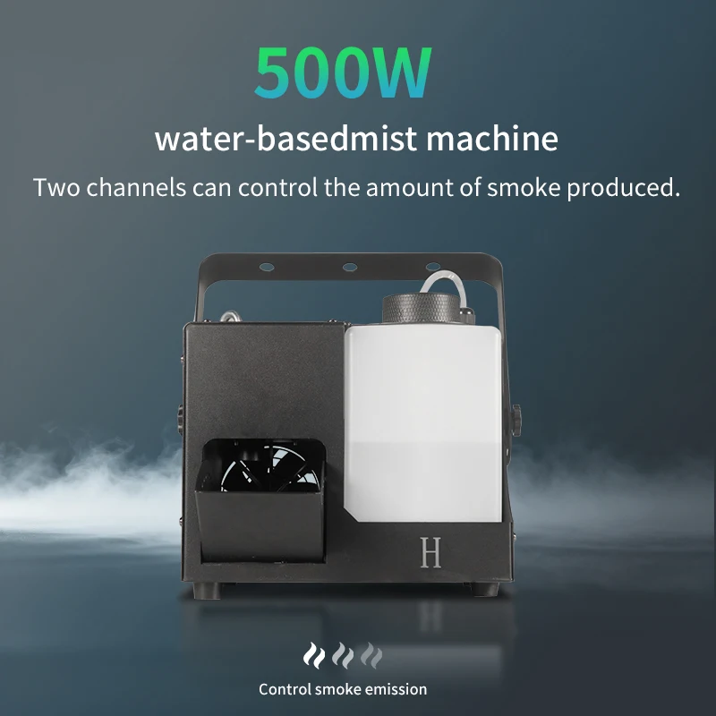 Stage Smoke 500W Machine 1.5L Large Capacity Fuel Tank Professional DJ Disco Wedding Christmas Party Props
Stage Smoke 500W Machine 1.5L Large Capacity Fuel Tank Professional DJ Disco Wedding Christmas Party Props
