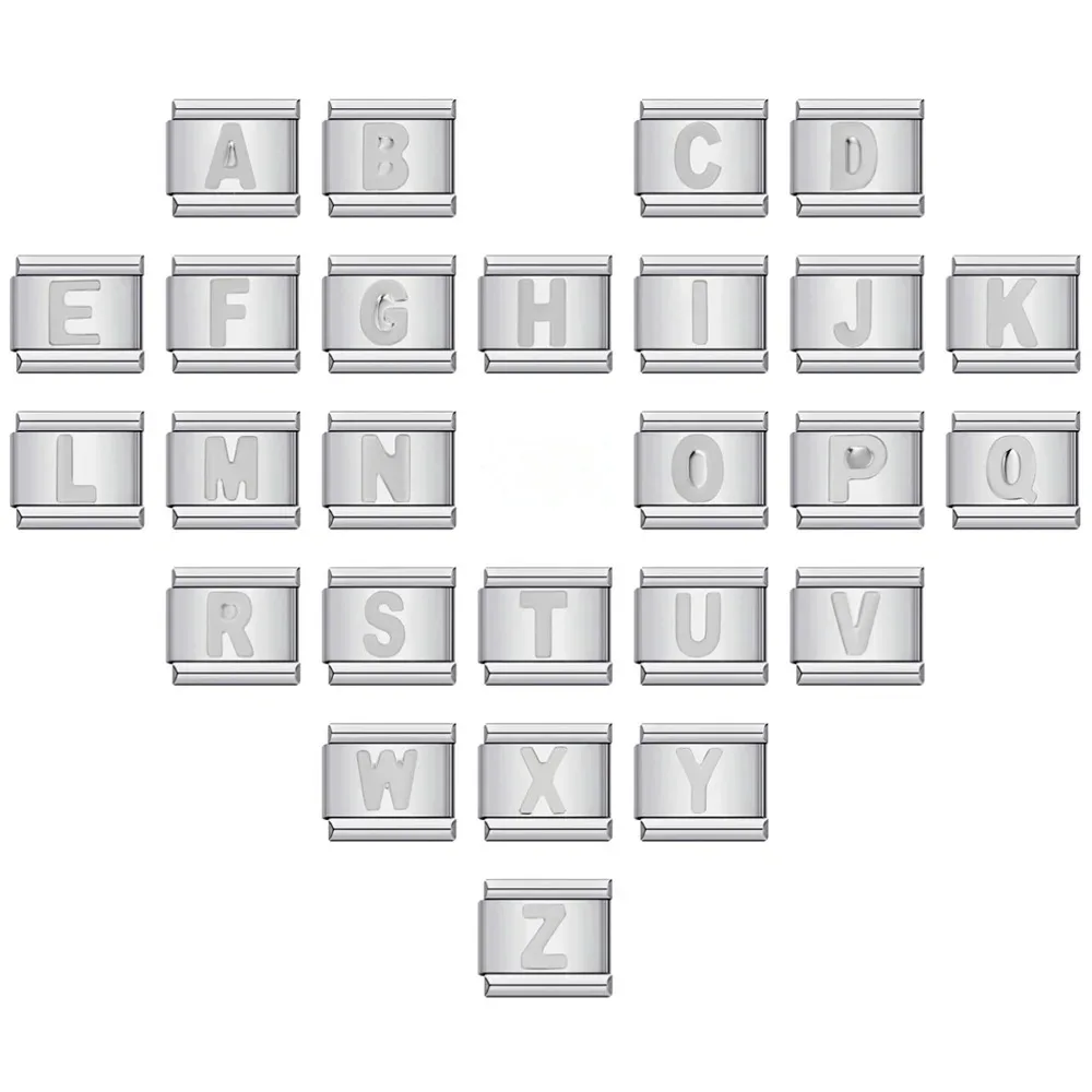 Hot Silver Concave Surface Charm Italian Links Fit 9mm Stainless Steel Bracelet Making DIY Jewelry Girl Italian Charm Bracelet
Hot Silver Concave Surface Charm Italian Links Fit 9mm Stainless Steel Bracelet Making DIY Jewelry Girl Italian Charm Bracelet