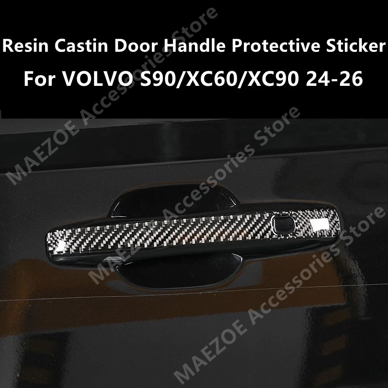 For VOLVO S90/XC60/XC90 24-26 Resin Castin Door Handle Protective Sticker,Car Exterior Modification Protection Accessories Refit
For VOLVO S90/XC60/XC90 24-26 Resin Castin Door Handle Protective Sticker,Car Exterior Modification Protection Accessories Refit