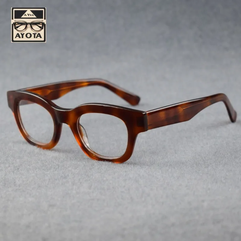 New Fashion Turtle-colored wide Acetate Frame Women's High Quality Hand-made Square Optical Reading Prescription Glasses for Men
New Fashion Turtle-colored wide Acetate Frame Women's High Quality Hand-made Square Optical Reading Prescription Glasses for Men