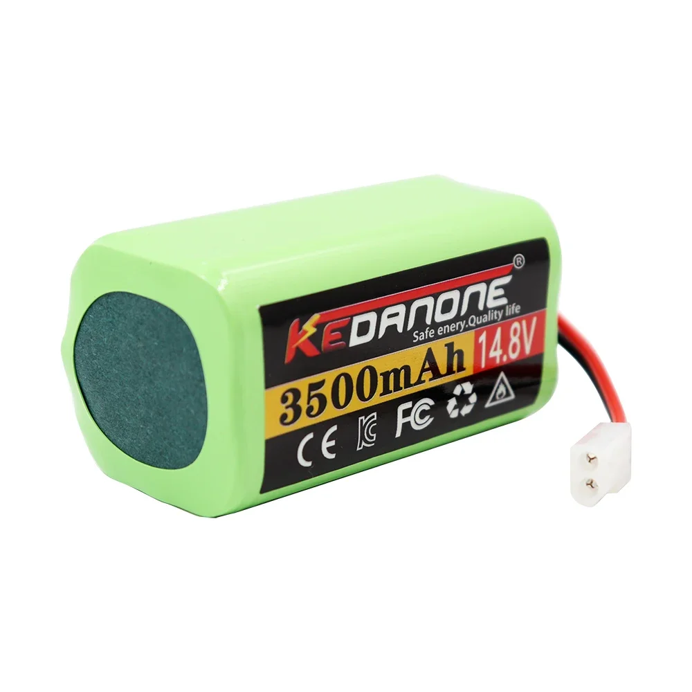 Kedanone 14.8v 3500mAh Rechargeable Li-ion Battery for MIJIA Mi Robot Vacuum-Mop Essential G1 Vacuum Cleaner 18650 Battery Pack
Kedanone 14.8v 3500mAh Rechargeable Li-ion Battery for MIJIA Mi Robot Vacuum-Mop Essential G1 Vacuum Cleaner 18650 Battery Pack