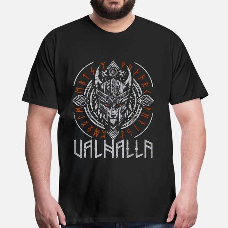 Valhalla Wolf Mask Odin Gift t shirt Viking Runes Norse Compass Vegvisir Norse Myth Valhalla Graphic Clothes All size tops S-6XL
Valhalla Wolf Mask Odin Gift t shirt Viking Runes Norse Compass Vegvisir Norse Myth Valhalla Graphic Clothes All size tops S-6XL