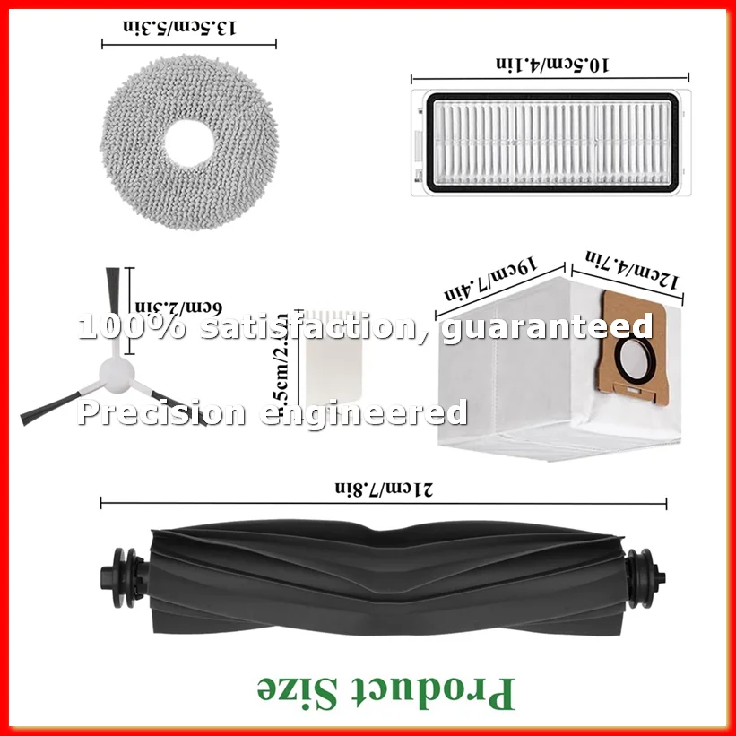 Accessories Kit Compatible for Dream L20 Ultra/L30 Ultra Robot Vacuum Main Brush Hepa Filters Side Brush Mop Pads-ROWI
Accessories Kit Compatible for Dream L20 Ultra/L30 Ultra Robot Vacuum Main Brush Hepa Filters Side Brush Mop Pads-ROWI