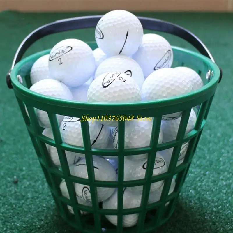 R53E Nylon Golf Ball Container with Handle Portable Golf Ball Basket Plastic Green Mesh Bucket Stadium Accessories Durable
R53E Nylon Golf Ball Container with Handle Portable Golf Ball Basket Plastic Green Mesh Bucket Stadium Accessories Durable