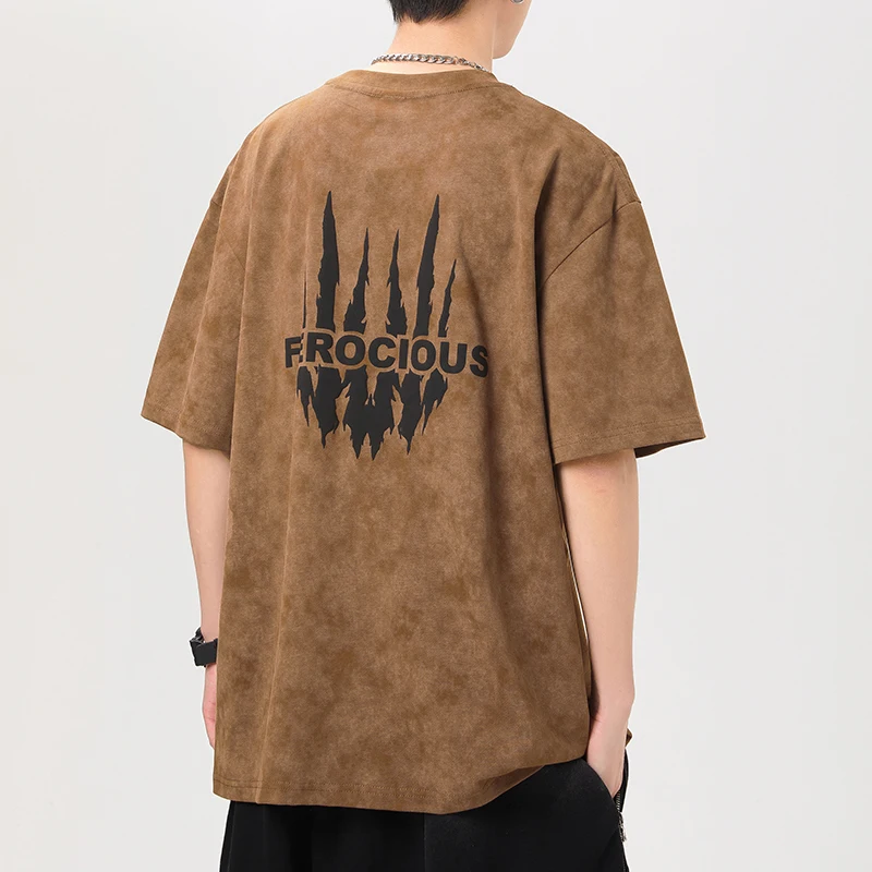 Loose plus Size T-shirt Men's Summer Heavy Washed American Street Trend Hip Hop Style Printed Boys' Top Clothes
Loose plus Size T-shirt Men's Summer Heavy Washed American Street Trend Hip Hop Style Printed Boys' Top Clothes