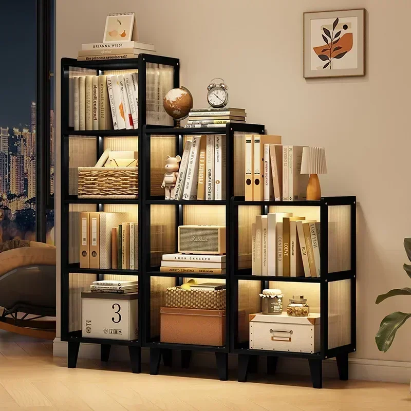 Floor-to-ceiling bookcase Home shelf Living room multi-layer storage locker with cabinet door Simple wall office bookshelf
Floor-to-ceiling bookcase Home shelf Living room multi-layer storage locker with cabinet door Simple wall office bookshelf