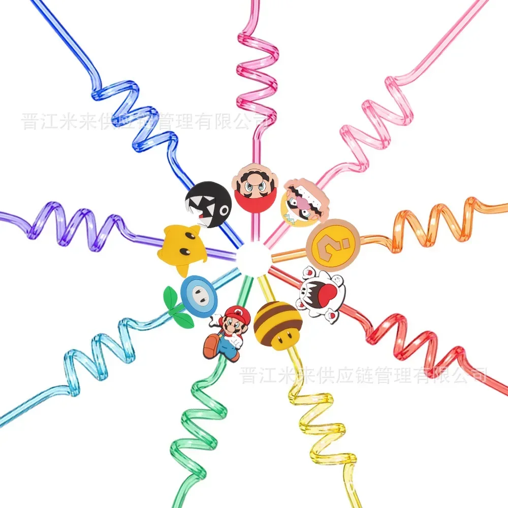 New Super Marios Straw Anime Drinking Straws Party Supplies Birthday Decoration Accessories Patch Spiral Straw Charms Kid Gift
New Super Marios Straw Anime Drinking Straws Party Supplies Birthday Decoration Accessories Patch Spiral Straw Charms Kid Gift