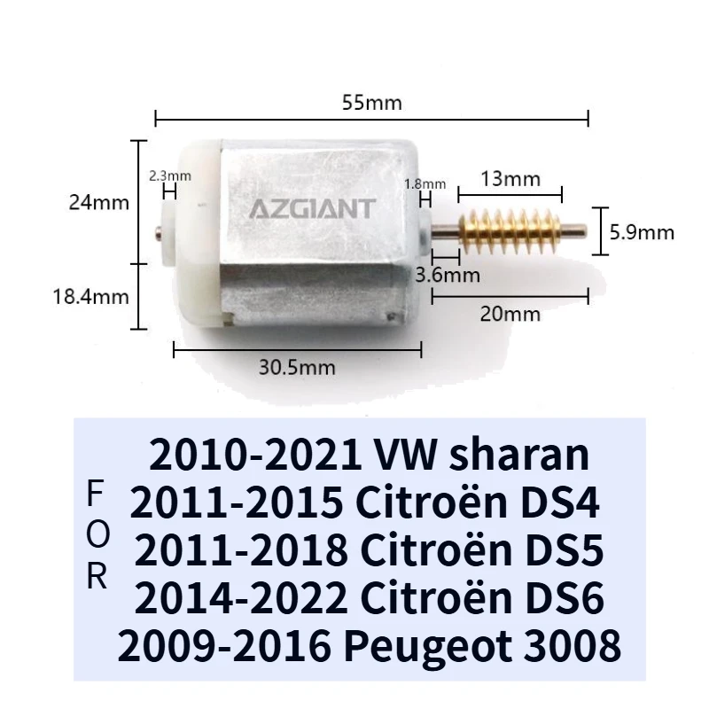 For VW sharan Citroën DS4 DS5 DS6 Peugeot 3008 Car Side Wing Reversing Rearview Mirror Folding DC Engine Actuator Repair Power
For VW sharan Citroën DS4 DS5 DS6 Peugeot 3008 Car Side Wing Reversing Rearview Mirror Folding DC Engine Actuator Repair Power