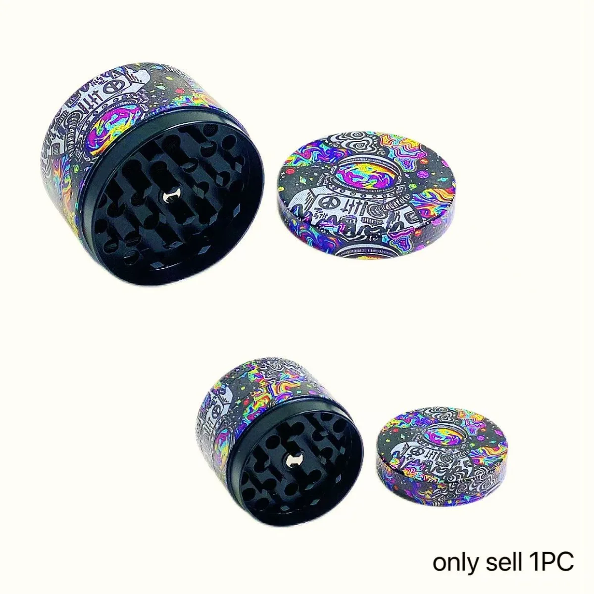 2inch 5cm 4Layers Psychedelic Astronaut Space Galaxy Pattern Herb Grinder Zinc Alloy Crusher Metal Grinder Smoking Tool Gift
2inch 5cm 4Layers Psychedelic Astronaut Space Galaxy Pattern Herb Grinder Zinc Alloy Crusher Metal Grinder Smoking Tool Gift