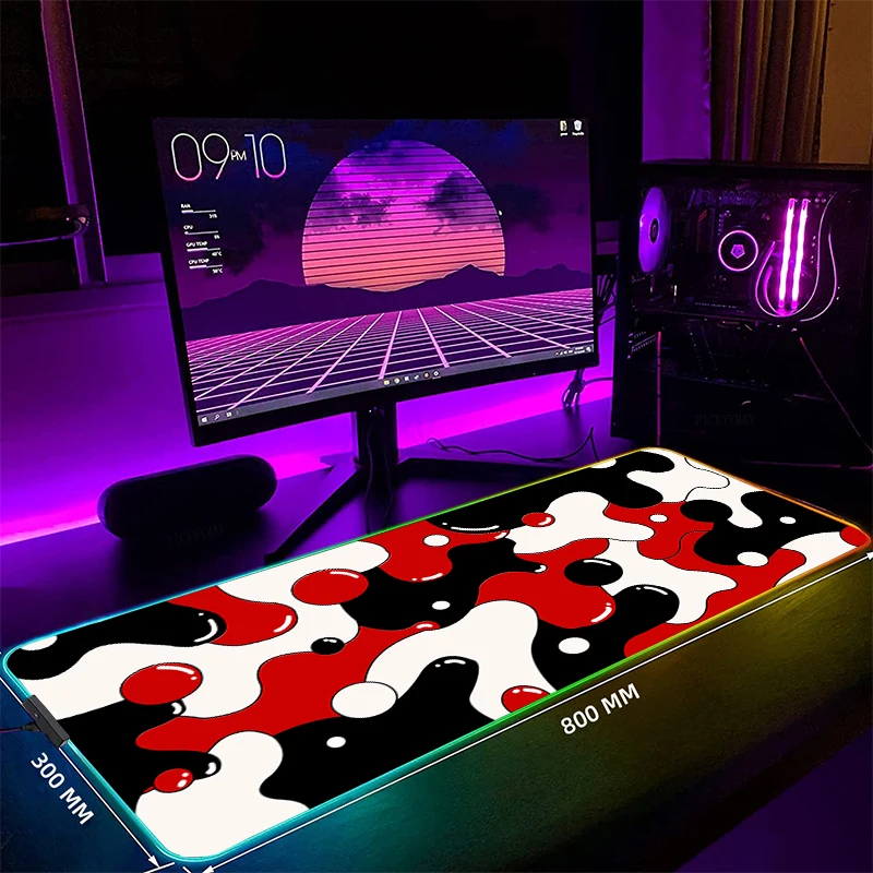 Liquid LED Gaming Mousepads Large Backlight Desk Mat 39.3x19.6in Gamer Mousepad RGB Mouse Pad Luminous Mouse Mat
Liquid LED Gaming Mousepads Large Backlight Desk Mat 39.3x19.6in Gamer Mousepad RGB Mouse Pad Luminous Mouse Mat
