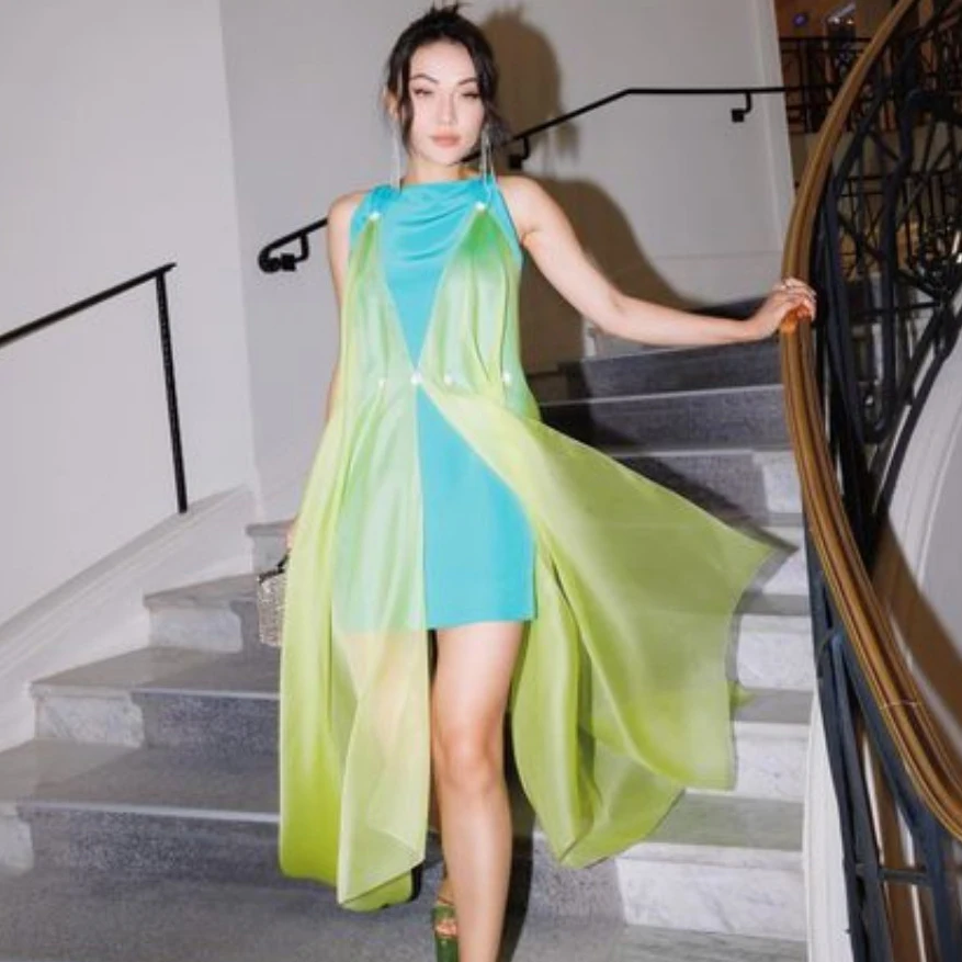O-neck Party Dress Mini Blue Dress See Through Chiffon Summer Clothes For Women Casual Woman Dress Female Dress Ever Pretty
O-neck Party Dress Mini Blue Dress See Through Chiffon Summer Clothes For Women Casual Woman Dress Female Dress Ever Pretty