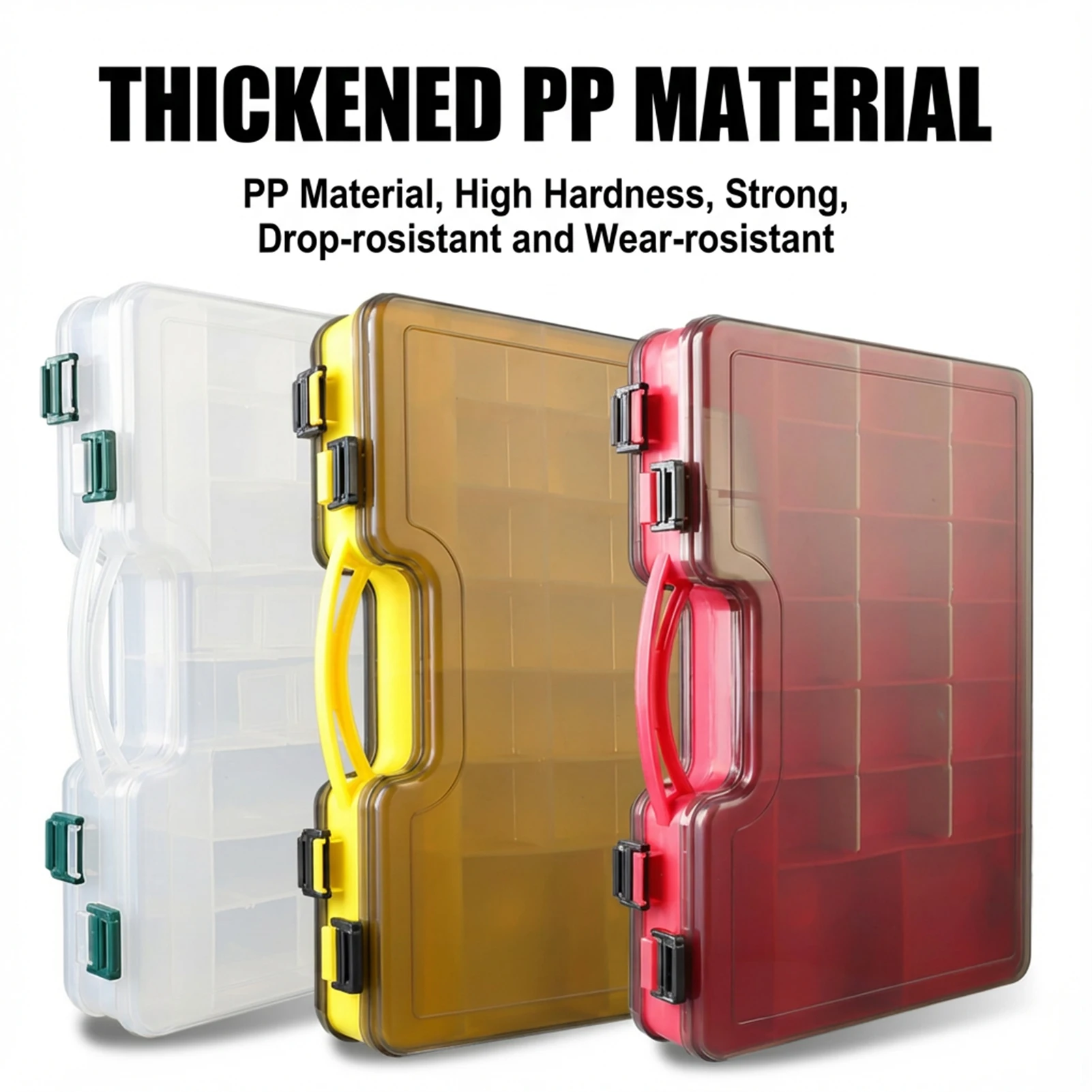 Fishing Lure Organizer Box Detachable Double-sided Bait Box Luya Bait Fishhook Float Storage Box Outdoor Fishing Accessories 1pc
Fishing Lure Organizer Box Detachable Double-sided Bait Box Luya Bait Fishhook Float Storage Box Outdoor Fishing Accessories 1pc