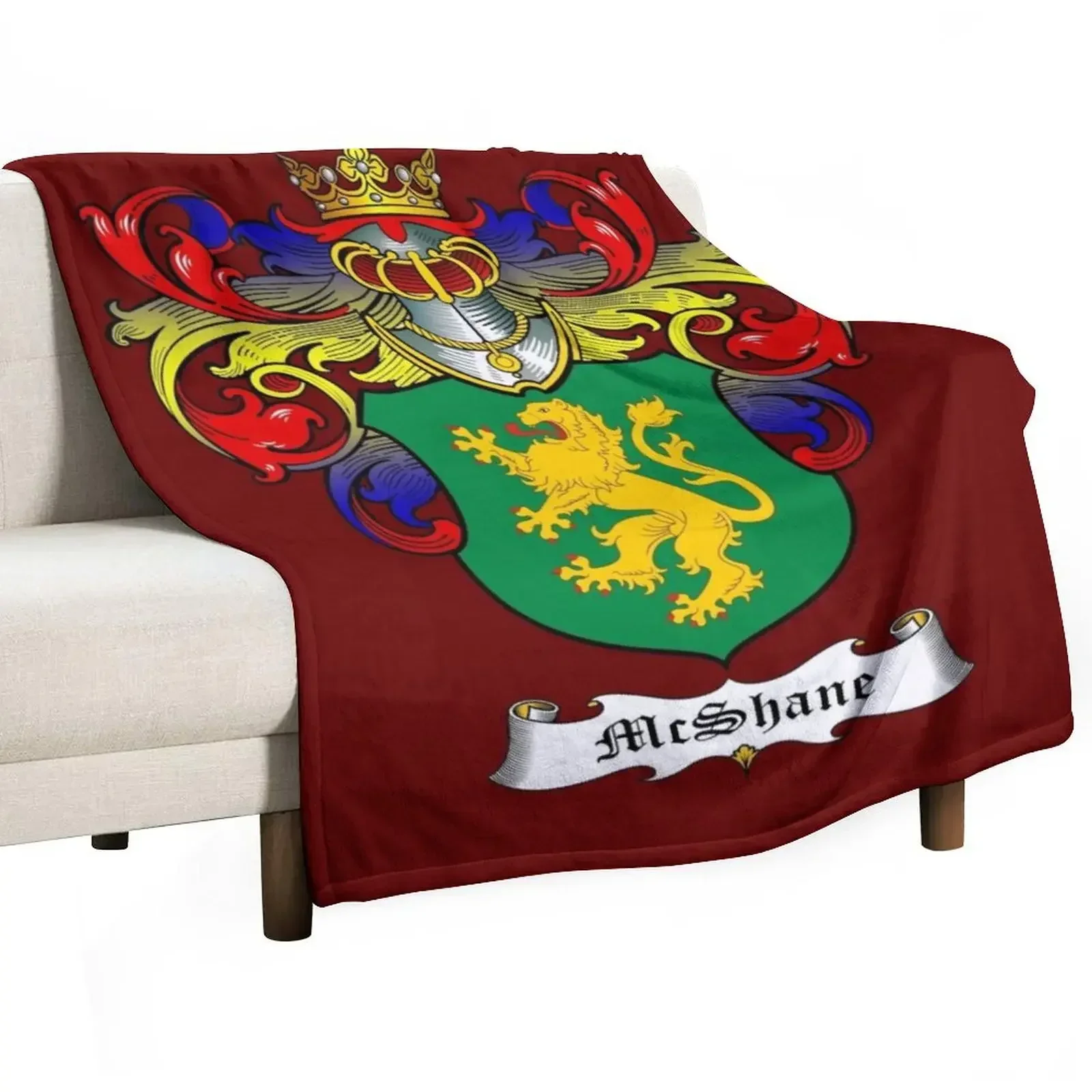 McSHANE FAMILY CREST Throw Blanket Warm Flannel Blanket for Couch Chair Bedroom
McSHANE FAMILY CREST Throw Blanket Warm Flannel Blanket for Couch Chair Bedroom