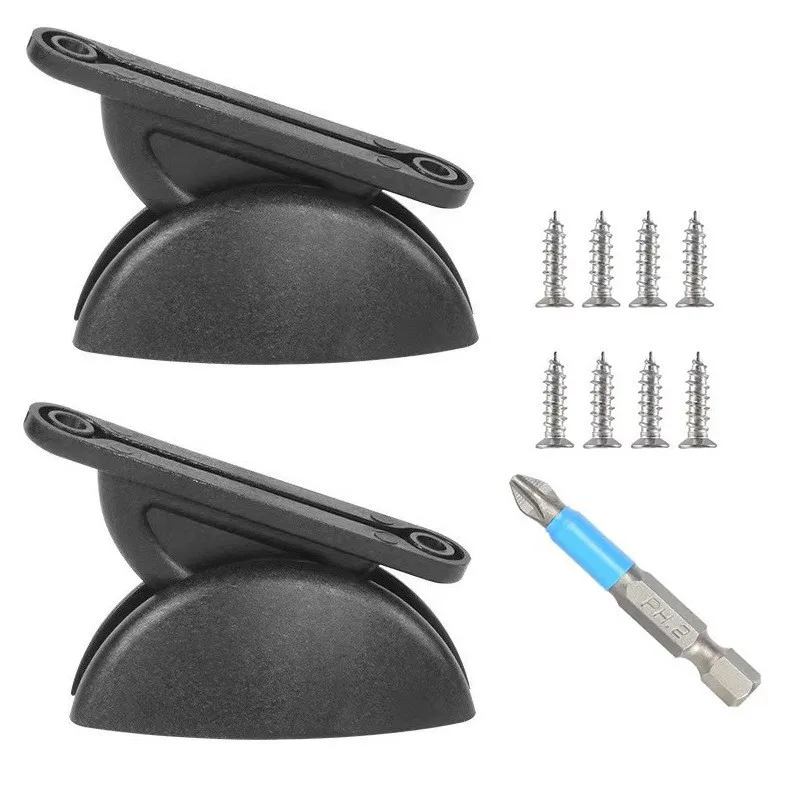 2 Pairs Plastic Camping Car Door Stop, Caravan Door Retainer, T Shape Camping Car Door Stop for Cargo Trailer RV Boats
2 Pairs Plastic Camping Car Door Stop, Caravan Door Retainer, T Shape Camping Car Door Stop for Cargo Trailer RV Boats