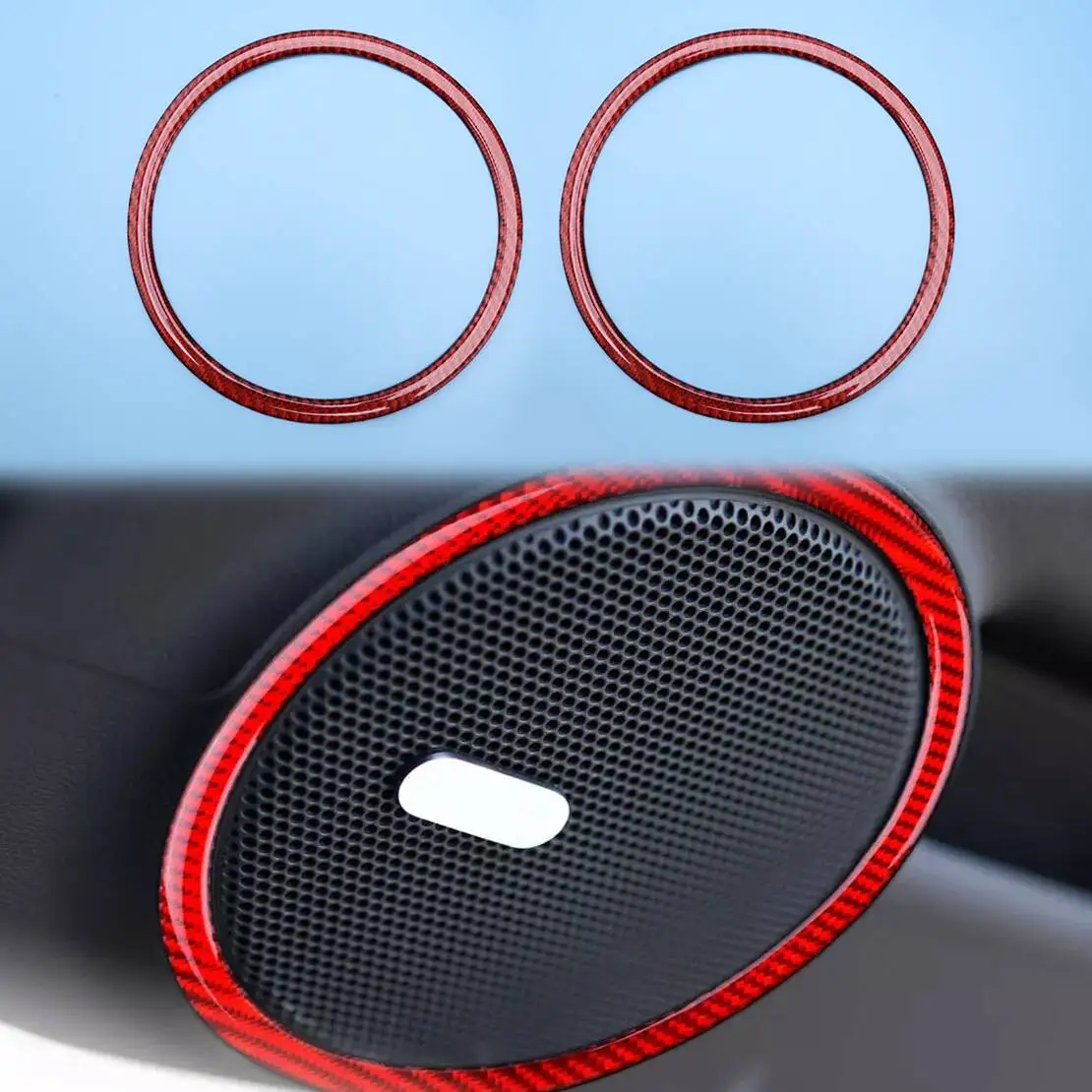 1 пара накладок на дверные аудиодинамики, наклейки из красного углеродного волокна, подходят для Chevrolet Camaro 2010 2011 2012 2013 2014 2015
1 пара накладок на дверные аудиодинамики, наклейки из красного углеродного волокна, подходят для Chevrolet Camaro 2010 2011 2012 2013 2014 2015
