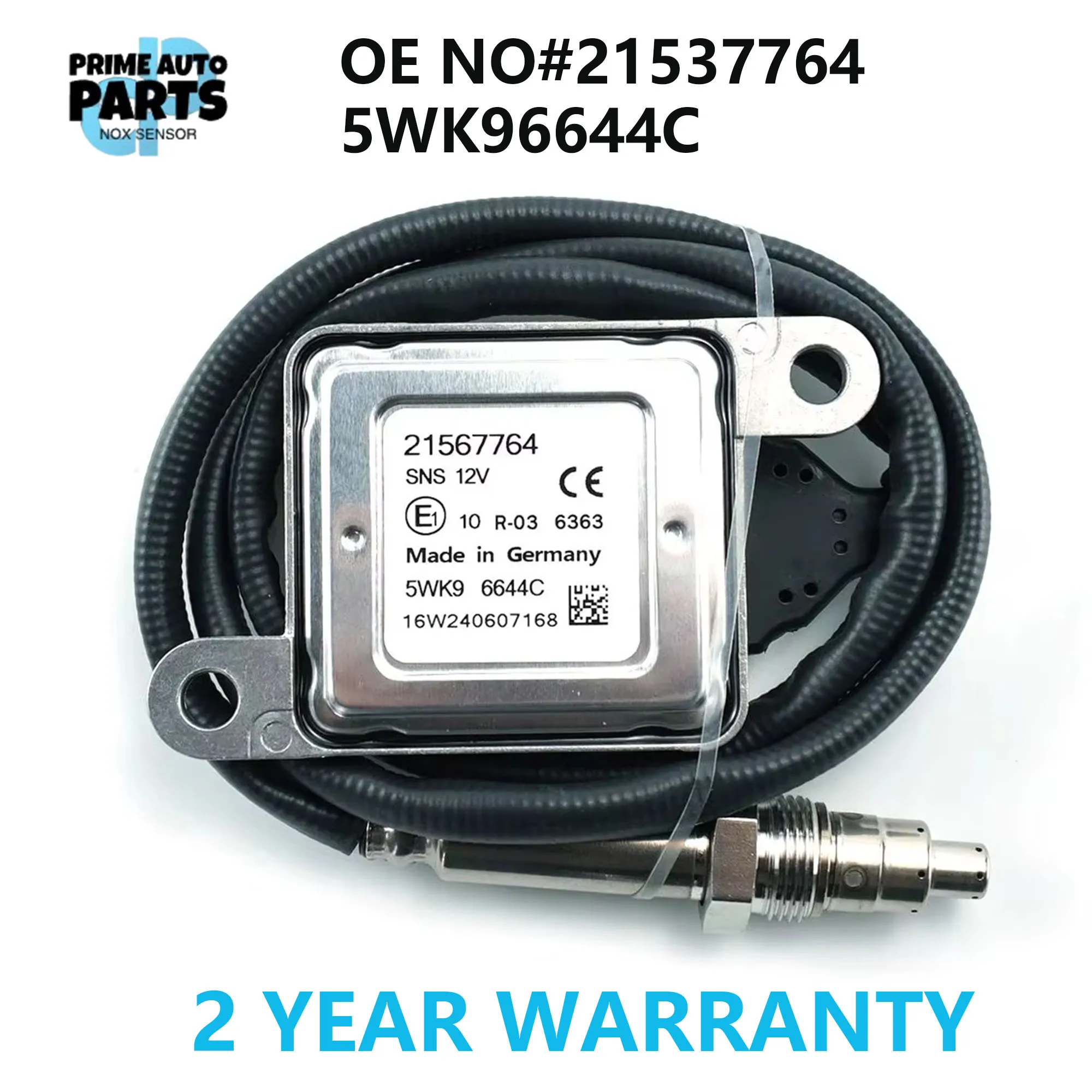 5WK96644C 5WK9 6644C 21567764 New Nitrogen Oxides Sensor Fits For 12 Mack/Volvo Truck MP7 MP8 VN VNL VHD D13 5WK9 6644C
5WK96644C 5WK9 6644C 21567764 New Nitrogen Oxides Sensor Fits For 12 Mack/Volvo Truck MP7 MP8 VN VNL VHD D13 5WK9 6644C