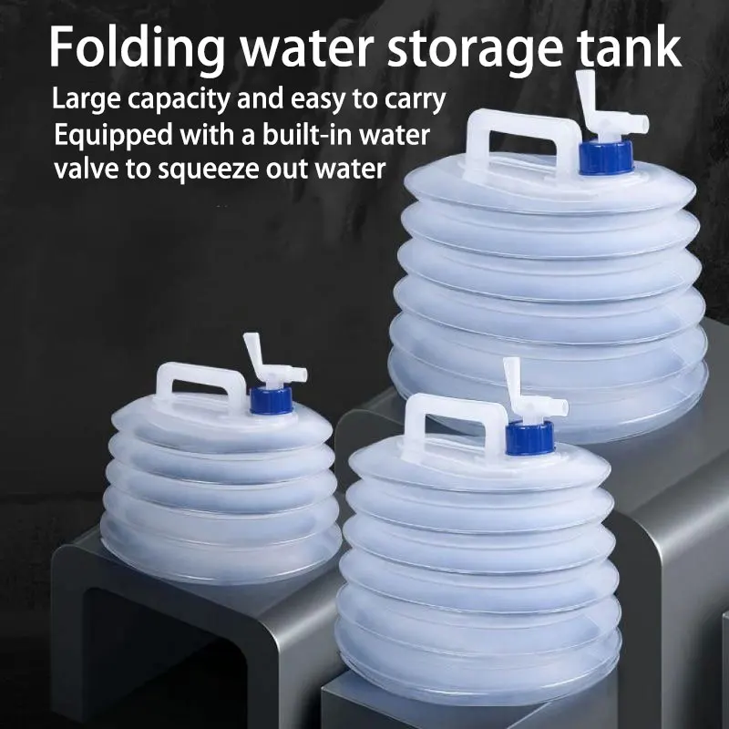 5L/10L/15L outdoor folding bucket with built-in faucet, foldable portable water bag, camping car mounted water storage bucket
5L/10L/15L outdoor folding bucket with built-in faucet, foldable portable water bag, camping car mounted water storage bucket