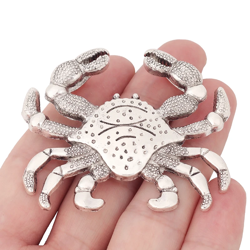 3 x Tibetan Silver Large Animal Crab Charms Pendant for DIY Necklace Jewelry Making Findings Accessories 59x50mm
3 x Tibetan Silver Large Animal Crab Charms Pendant for DIY Necklace Jewelry Making Findings Accessories 59x50mm