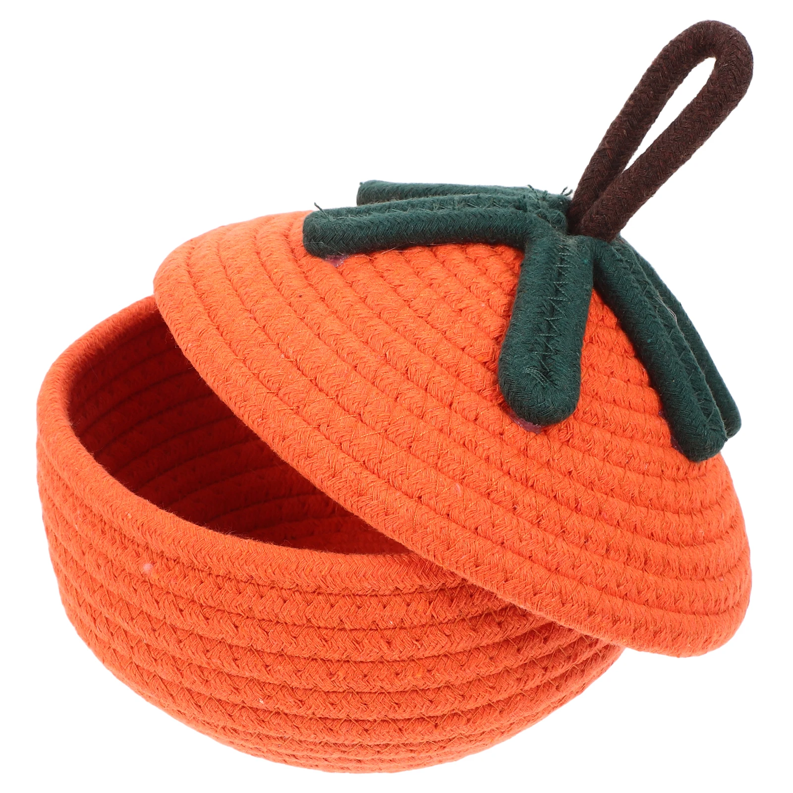 Woven Storage Basket with Lid Halloween Fall Pumpkin Box Colorful Cotton Rope Craft Cosmetics Snacks Laundry Sundries Durable
Woven Storage Basket with Lid Halloween Fall Pumpkin Box Colorful Cotton Rope Craft Cosmetics Snacks Laundry Sundries Durable