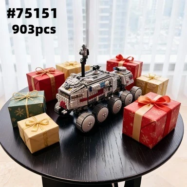 Конструктор MINISO «Танк с десятью колесами» 75151, совместимый с деталями Lego, идеально подходит для рождественских подарков, 903 детали.
Конструктор MINISO «Танк с десятью колесами» 75151, совместимый с деталями Lego, идеально подходит для рождественских подарков, 903 детали.