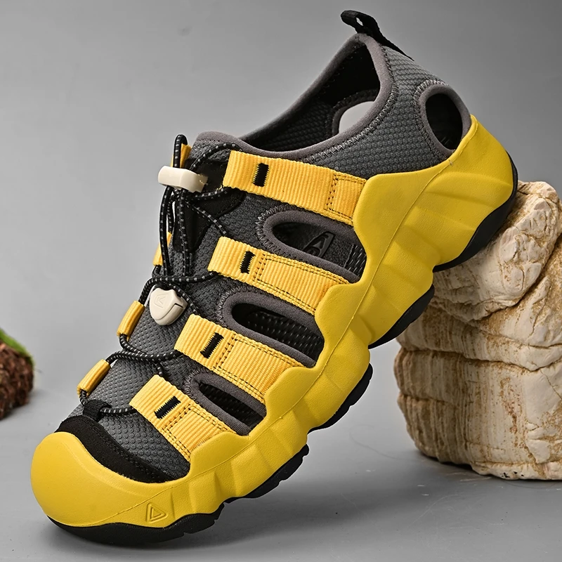 Yellow Luxury Men's Brand Sandals Outdoor Casual Hiking Sandals Men Beach Sandals High Quality Platform Women's Summer Sandals
Yellow Luxury Men's Brand Sandals Outdoor Casual Hiking Sandals Men Beach Sandals High Quality Platform Women's Summer Sandals