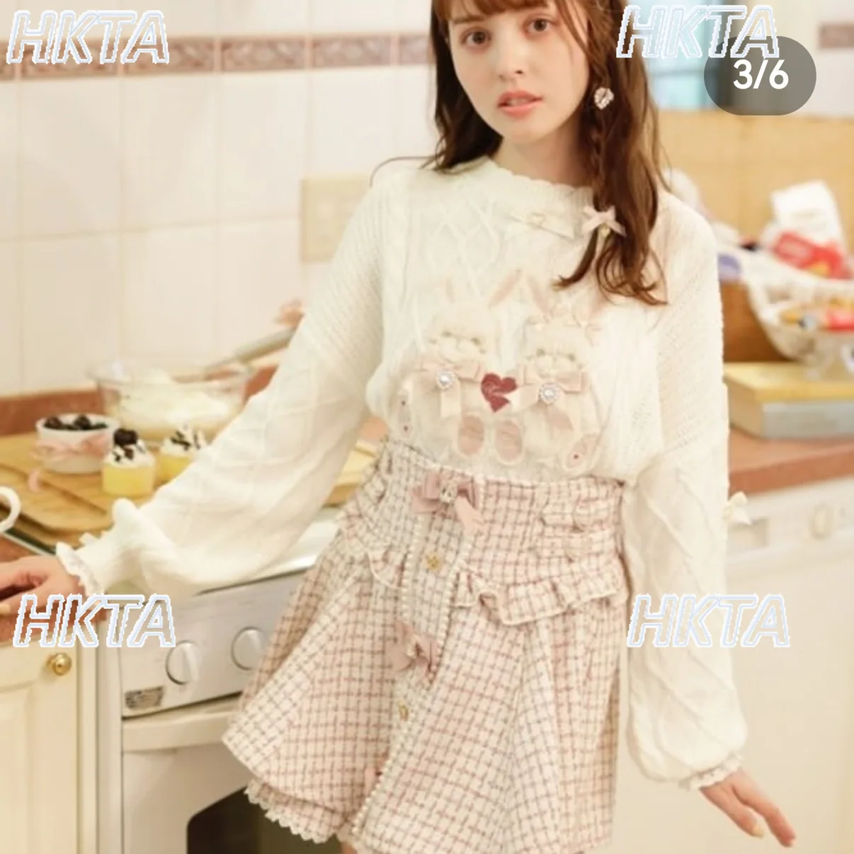 Sweet Winter Sweater Cute Cartoon Embroidered Bow Knitted Sweater Top Commuter Loose Casual Crew Neck Long Sleeve Pullover Women
Sweet Winter Sweater Cute Cartoon Embroidered Bow Knitted Sweater Top Commuter Loose Casual Crew Neck Long Sleeve Pullover Women