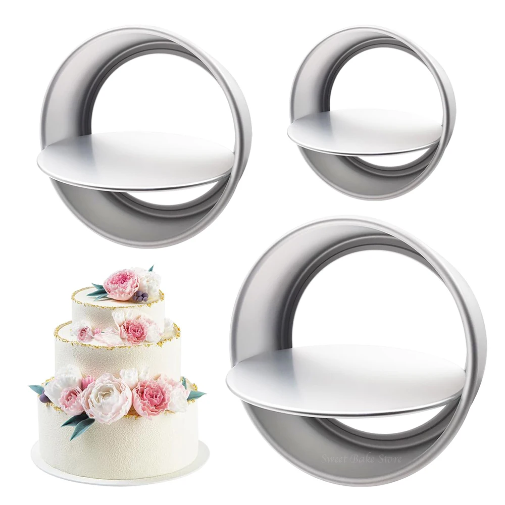 4/6/8Inch Aluminum Round Cake Mold, Nonstick Baking Pan with Removable Bottom, For Wedding Birthday Anniversary or Party Event
4/6/8Inch Aluminum Round Cake Mold, Nonstick Baking Pan with Removable Bottom, For Wedding Birthday Anniversary or Party Event