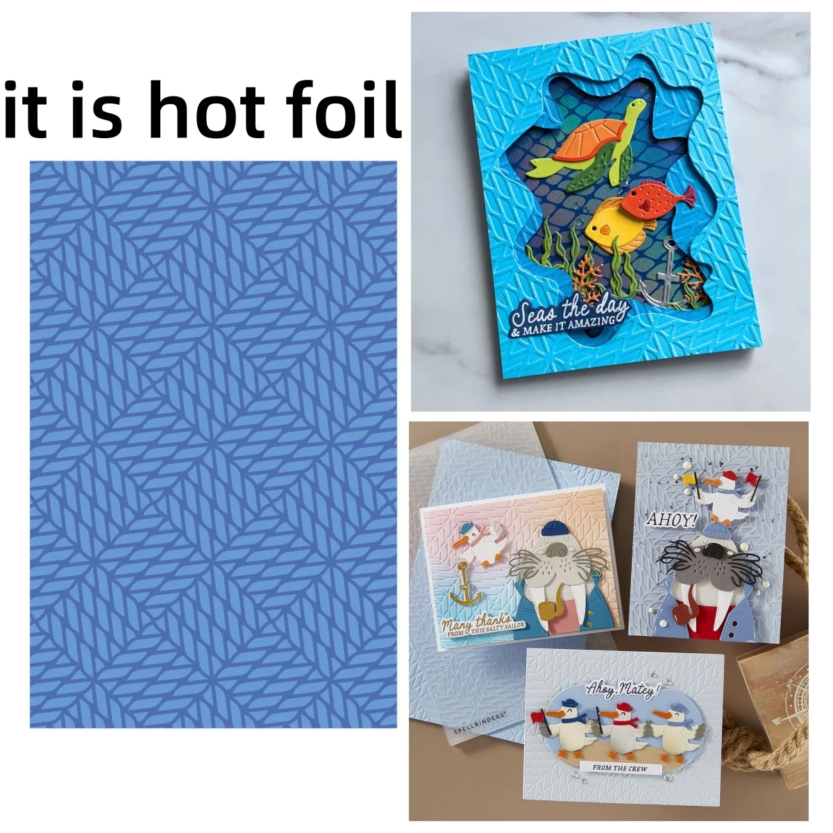 2025 Summer Mariners Weave Hot Foil DIY Scrapbook Embossed Handcraft Paper Gift Card Album Craft Template Supplies Decoration
2025 Summer Mariners Weave Hot Foil DIY Scrapbook Embossed Handcraft Paper Gift Card Album Craft Template Supplies Decoration