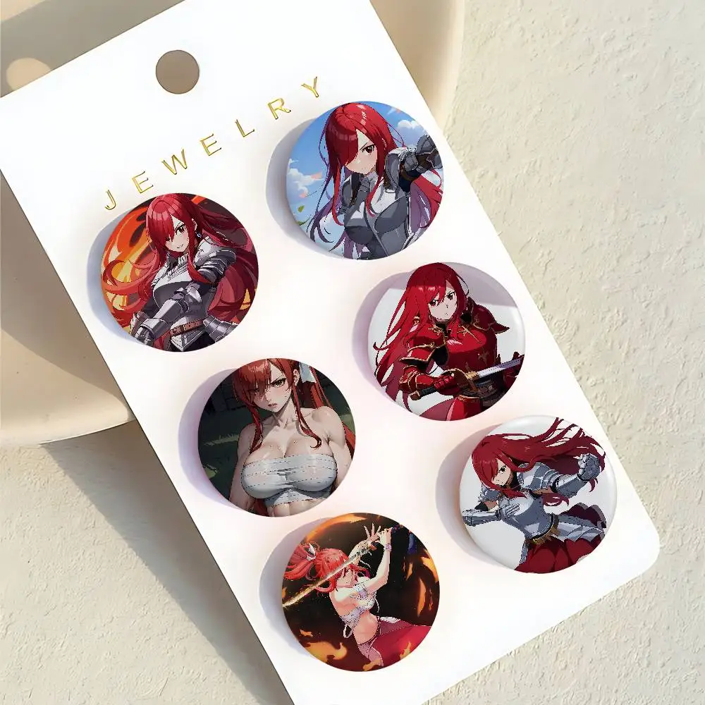 Минималистичные изысканные броши Erza Scarlet FAIRY TAIL из жести, элегантные значки-пины для сумок, практичный сувенир, подарок
Минималистичные изысканные броши Erza Scarlet FAIRY TAIL из жести, элегантные значки-пины для сумок, практичный сувенир, подарок