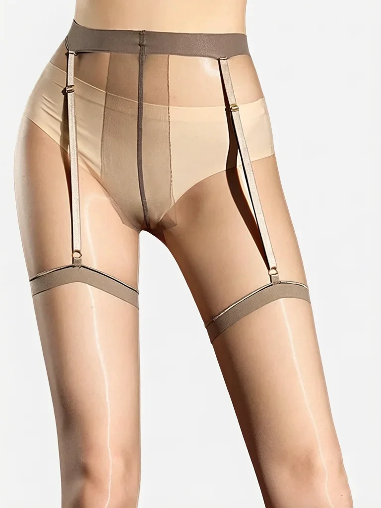 Fashion Women Fake Garters Stockings Shaping Pantyhose T Crotch Oil Shiny Glossy Stocking Leggings Elastic Tights Maid Pantyhose
Fashion Women Fake Garters Stockings Shaping Pantyhose T Crotch Oil Shiny Glossy Stocking Leggings Elastic Tights Maid Pantyhose