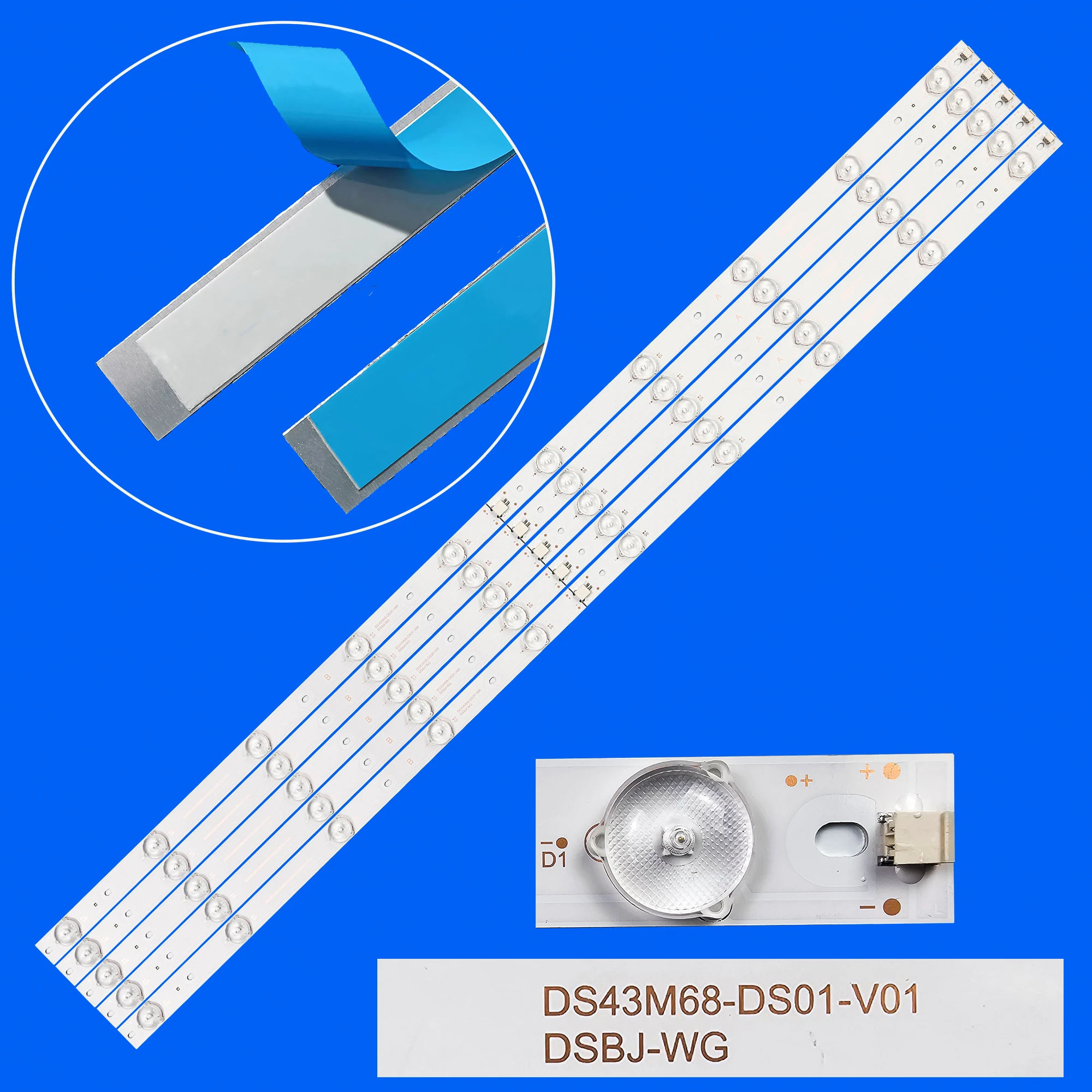 Светодиодная лента подсветки для LM4311 202006-DS43M6800-01 DS43M68-DS01-V01 DSBJ-WG 202006-DS43M6800-01(02X-02)161018N
Светодиодная лента подсветки для LM4311 202006-DS43M6800-01 DS43M68-DS01-V01 DSBJ-WG 202006-DS43M6800-01(02X-02)161018N