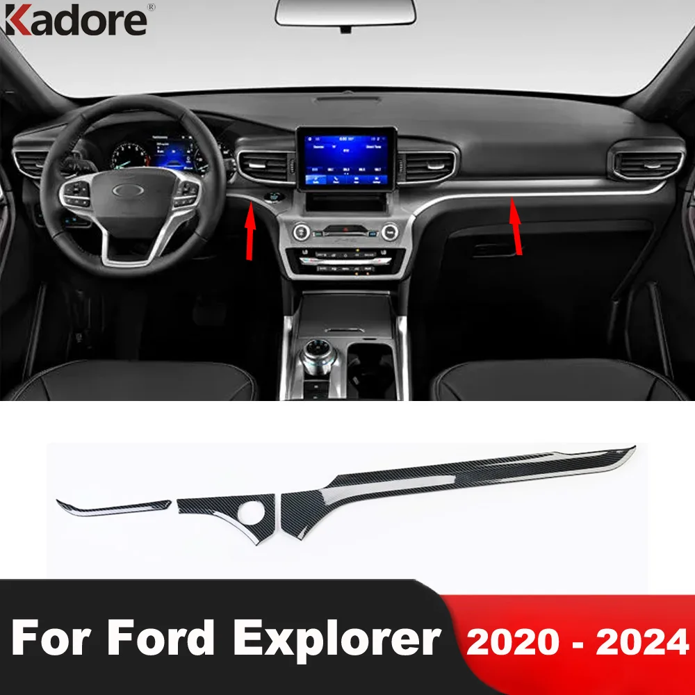 For Ford Explorer 2020 2021 2022 2023 2024 Carbon Fiber Car Center Console Dashboard Panel Cover Trim Interior Accessories
For Ford Explorer 2020 2021 2022 2023 2024 Carbon Fiber Car Center Console Dashboard Panel Cover Trim Interior Accessories
