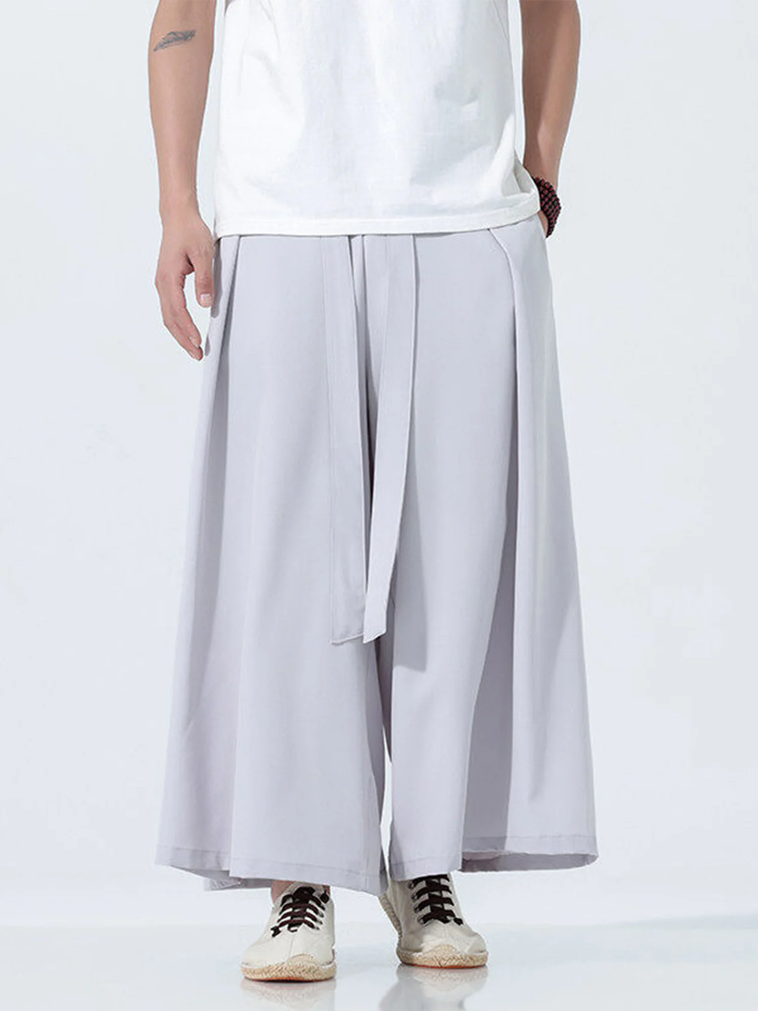 Ice Silk Wide Leg Pants Men's Summer Thin Cool Feeling Loose Straight Casual Trousers New Chinese Tang Suit Song Pants
Ice Silk Wide Leg Pants Men's Summer Thin Cool Feeling Loose Straight Casual Trousers New Chinese Tang Suit Song Pants