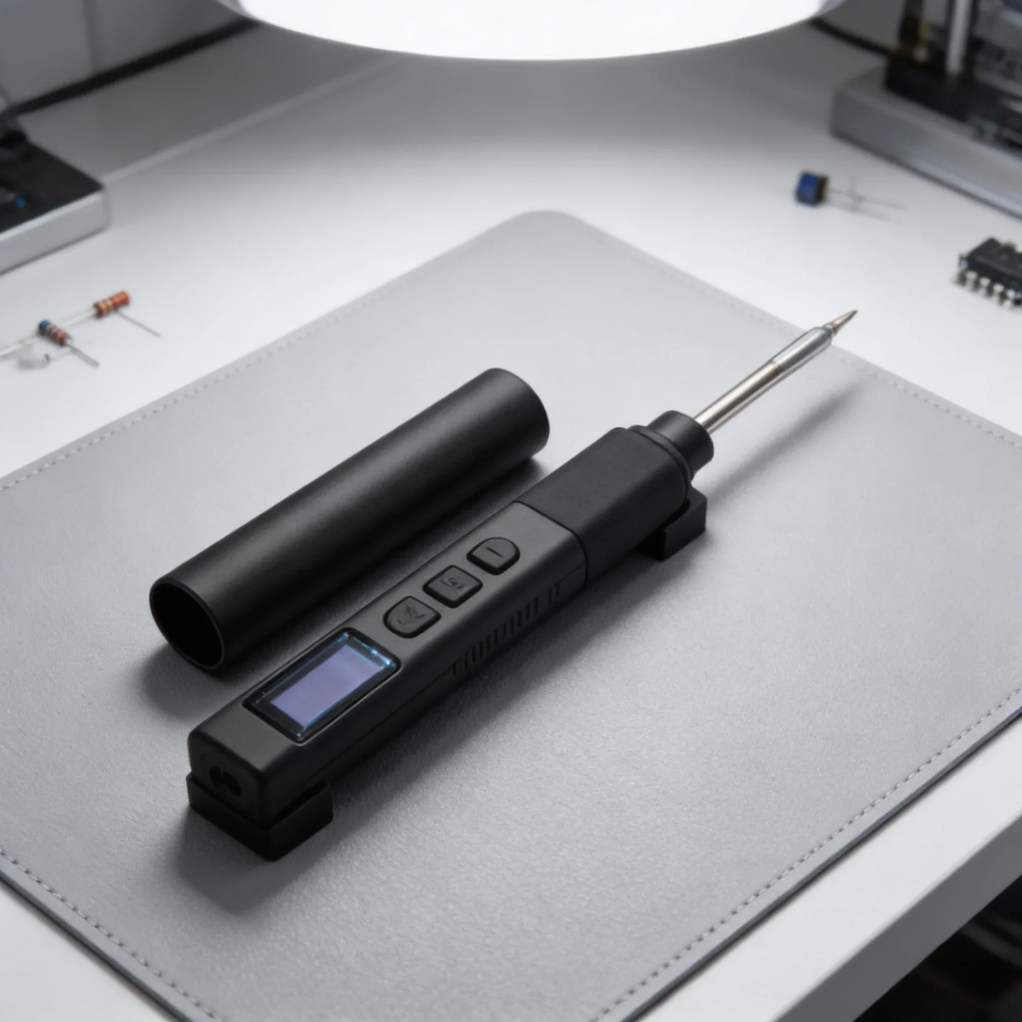 PTS245 PD3.1 140W Portable Soldering Iron Kit For JBC245-KU With 0.77in For OLED Screen Intelligent Digital Soldering Station
PTS245 PD3.1 140W Portable Soldering Iron Kit For JBC245-KU With 0.77in For OLED Screen Intelligent Digital Soldering Station