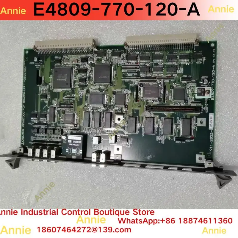 Second-hand test OK Circuit board FCP BOARD4 A911-2832 E4809-770-120-A
Second-hand test OK Circuit board FCP BOARD4 A911-2832 E4809-770-120-A