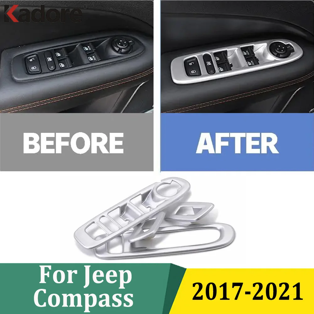 For Jeep Compass 2017 2018 2019 2020 2021 Door Armrest Panel Frame Window Lift Switch Button Cover Trims Interior Accessories
For Jeep Compass 2017 2018 2019 2020 2021 Door Armrest Panel Frame Window Lift Switch Button Cover Trims Interior Accessories