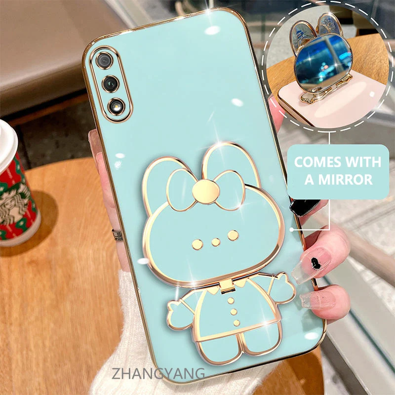 Case For Moto e6s 2020 e61 Electroplated straight edge silicone phone case cute 3D rabbit with built-in mirror for anti drop
Case For Moto e6s 2020 e61 Electroplated straight edge silicone phone case cute 3D rabbit with built-in mirror for anti drop