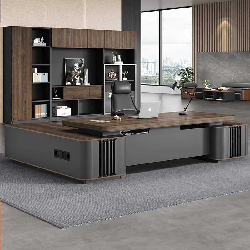 Bedroom Work Desk Modern Luxury Executive Office Compact Shelf Drawers Work Desk Organizer Computer Tavolo Gaming Wood Furniture
Bedroom Work Desk Modern Luxury Executive Office Compact Shelf Drawers Work Desk Organizer Computer Tavolo Gaming Wood Furniture