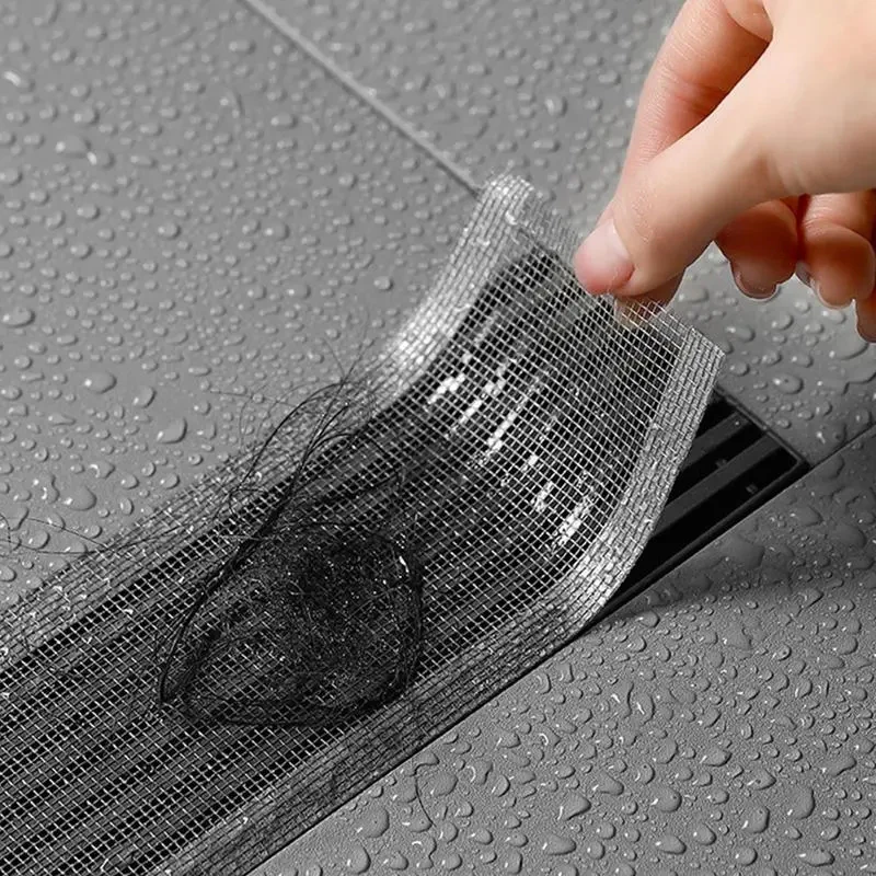 Hair Filter For Shower Drain Sticker Self-Adhesive Rectangle Tub Drain Stopper Floor Drain Stickers Kitchen Bathroom Hair Stoper
Hair Filter For Shower Drain Sticker Self-Adhesive Rectangle Tub Drain Stopper Floor Drain Stickers Kitchen Bathroom Hair Stoper