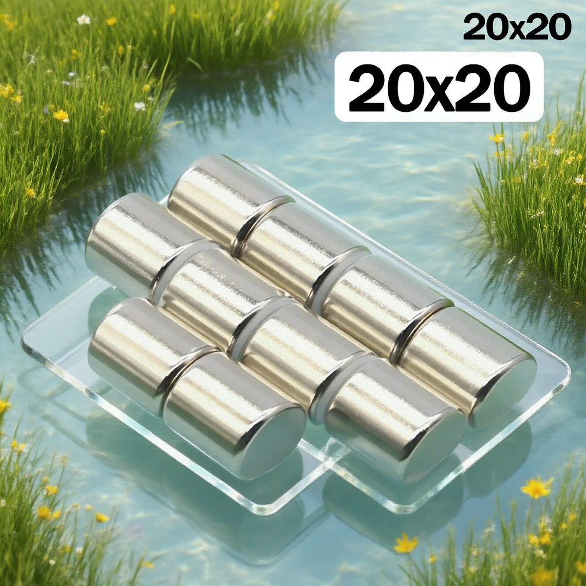 20X20MM Powerful Neodymium Magnet Round Super Strong Magnets N35 NdfeB Permanent Magnetic imanes Refrigerator Magnet
20X20MM Powerful Neodymium Magnet Round Super Strong Magnets N35 NdfeB Permanent Magnetic imanes Refrigerator Magnet