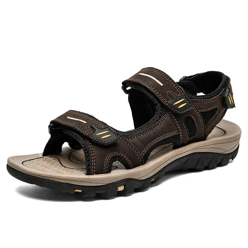 Genuine Leather Men Sandals Summer New Large Size Men Sandals Outdoor Men's Casual Shoes Fashion Sandals Slippers Big Size 38-48
Genuine Leather Men Sandals Summer New Large Size Men Sandals Outdoor Men's Casual Shoes Fashion Sandals Slippers Big Size 38-48