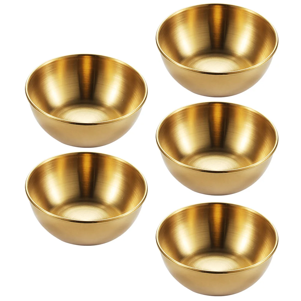 5 Pcs Seasoning Dish Charcuterie Saucer Gold Plates Serving Dishes with Lids Spice Food Stainless Steel Flavor Appetizer
5 Pcs Seasoning Dish Charcuterie Saucer Gold Plates Serving Dishes with Lids Spice Food Stainless Steel Flavor Appetizer