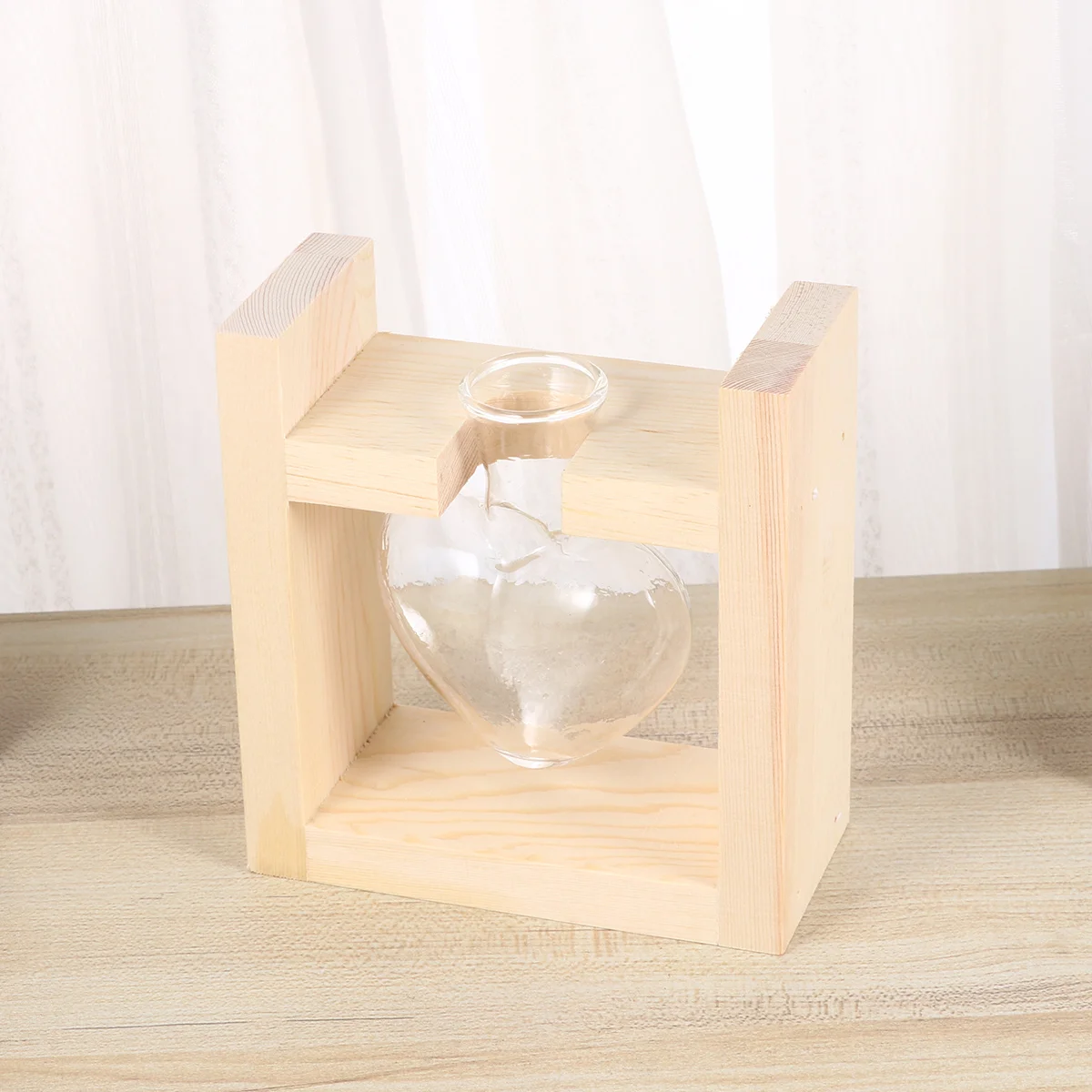 1PC Wooden Frame Glass Vase Adornment Desktop Green Plant Hydroponic Planter Decorative Flower Pot for Home Decor Gift for Women
1PC Wooden Frame Glass Vase Adornment Desktop Green Plant Hydroponic Planter Decorative Flower Pot for Home Decor Gift for Women